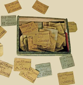 C’est grâce à une comptabilité minutieuse que le pasteur Oberlin gérait les prêts qu’il accordait. © Musée de Waldersbach, photo B. S.