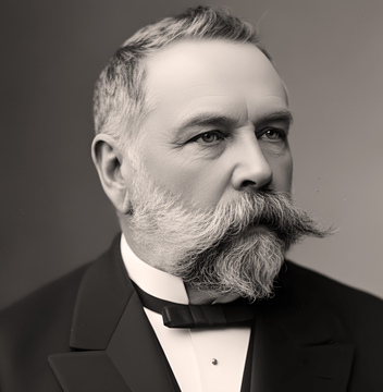 André Sundhauser, président de la caisse d’Achenheim, élu président de la fédération de Basse-Alsace en 1885. © D’après une photo de l’ouvrage <i>Achenheim</i>, collection des livres du centenaire, 1982. 
