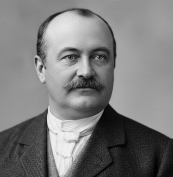Louis Durand, fondateur des caisses rurales. D’après la photo de <i>Lecture pour tous</i>, 1899. © Collection B. S.