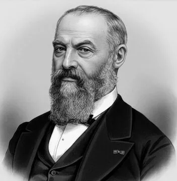 Jean Macé, fondateur de la Société de crédit mutuel de Beblenheim. D’après une gravure de Jean Legeron. © Collection B. S.