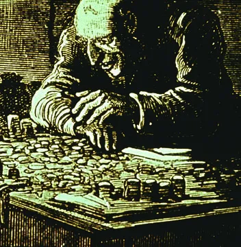 Image traditionnelle de l’usurier. Gravure anonyme du XIXe siècle. 