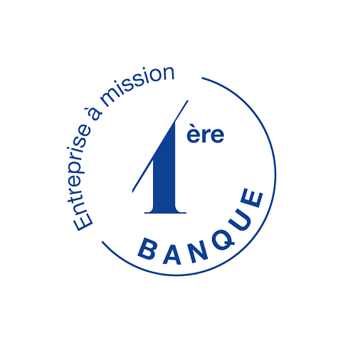 First bank with the status of entreprise à mission