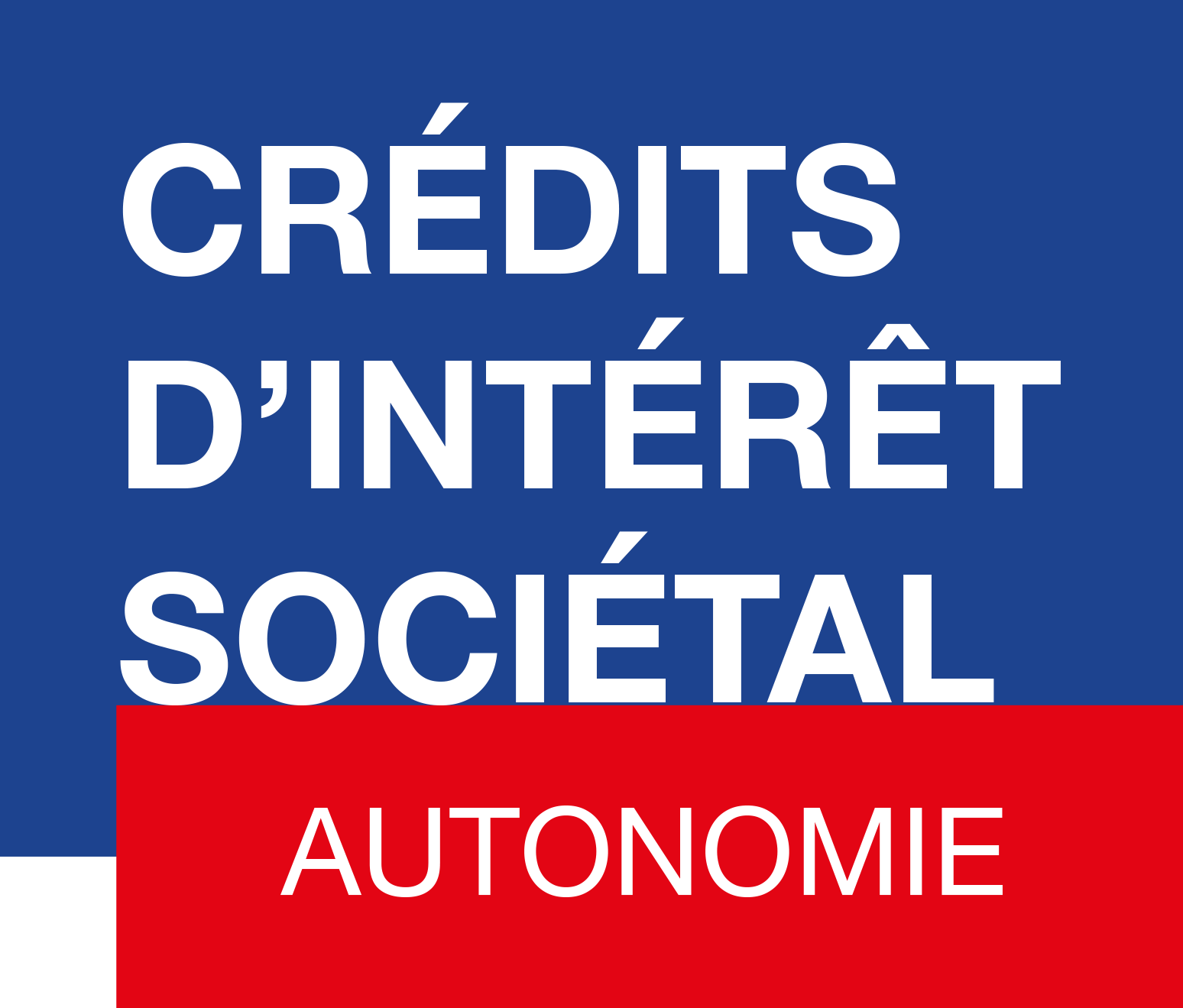 Crédits d'intérêt sociétal Autonomie