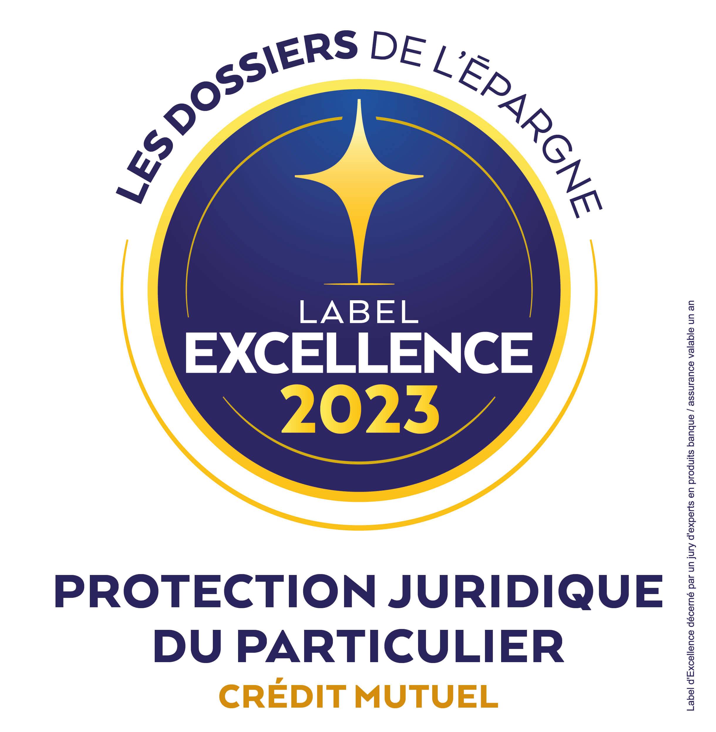 Label Excellence « les Dossiers de l’Epargne » 2023