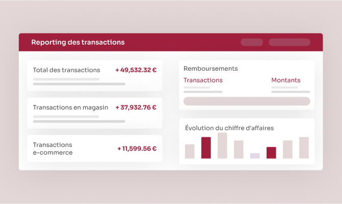 Simulation d'un reporting des transactions