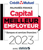 Palmarès France Capital - Meilleur Employeur 2023 en Banques et services financiers - Avec Statista